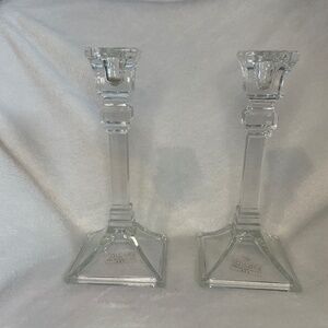 Toscany crystal Candlesticks